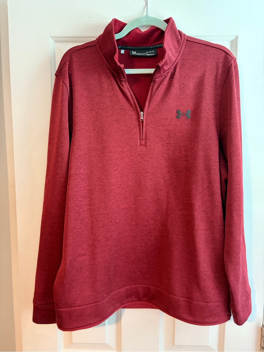 Men’s Under Armour Burgundy Golf Quarter-Zip Pullover